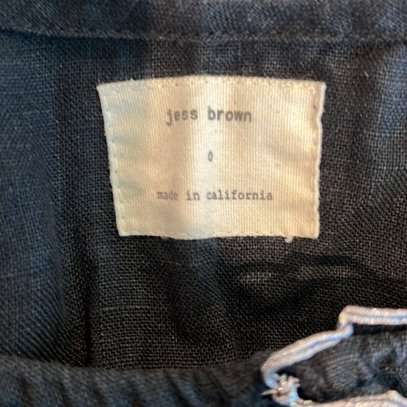 🔹 Jess Brown Oversize Linen Shift Dress - Picture 4 of 6